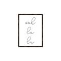 Picture of Ooh La La I _GroupedProduct_Rectangle_Portrait_Canvas_Framed_