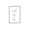 Picture of Ooh La La I _GroupedProduct_Rectangle_Portrait_Canvas_Framed_