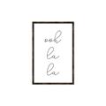 Picture of Ooh La La I _GroupedProduct_Rectangle_Portrait_Canvas_Framed_