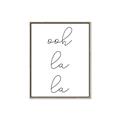 Picture of Ooh La La I _GroupedProduct_Rectangle_Portrait_Canvas_Framed_