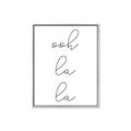 Picture of Ooh La La I _GroupedProduct_Rectangle_Portrait_Canvas_Framed_