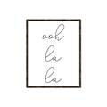 Picture of Ooh La La I _GroupedProduct_Rectangle_Portrait_Canvas_Framed_