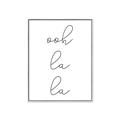 Picture of Ooh La La I _GroupedProduct_Rectangle_Portrait_Canvas_Framed_