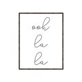 Picture of Ooh La La I _GroupedProduct_Rectangle_Portrait_Canvas_Framed_