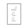 Picture of Ooh La La I _GroupedProduct_Rectangle_Portrait_Canvas_Framed_
