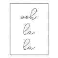 Picture of Ooh La La I _GroupedProduct_Rectangle_Portrait_Canvas_Framed_