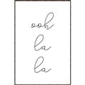 Picture of Ooh La La I _GroupedProduct_Rectangle_Portrait_Canvas_Framed_