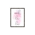 Picture of Ooh La La II _GroupedProduct_Rectangle_Portrait_Canvas_Framed_