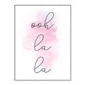 Picture of Ooh La La II _GroupedProduct_Rectangle_Portrait_Canvas_Framed_
