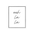 Picture of Ooh La La III _GroupedProduct_Rectangle_Portrait_Canvas_Framed_