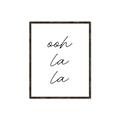 Picture of Ooh La La III _GroupedProduct_Rectangle_Portrait_Canvas_Framed_