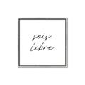 Picture of Sois Libre _GroupedProduct_Square_Canvas_Framed_