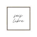 Picture of Sois Libre _GroupedProduct_Square_Canvas_Framed_