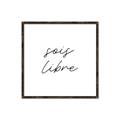 Picture of Sois Libre _GroupedProduct_Square_Canvas_Framed_