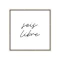 Picture of Sois Libre _GroupedProduct_Square_Canvas_Framed_
