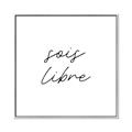 Picture of Sois Libre _GroupedProduct_Square_Canvas_Framed_