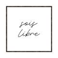 Picture of Sois Libre _GroupedProduct_Square_Canvas_Framed_