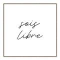 Picture of Sois Libre _GroupedProduct_Square_Canvas_Framed_