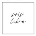 Picture of Sois Libre _GroupedProduct_Square_Canvas_Framed_