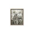Picture of Brown & White Flower I  _GroupedProduct_Rectangle_Portrait_Canvas_Framed_