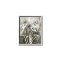 Picture of Brown & White Flower I  _GroupedProduct_Rectangle_Portrait_Canvas_Framed_
