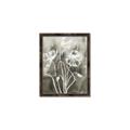 Picture of Brown & White Flower I  _GroupedProduct_Rectangle_Portrait_Canvas_Framed_