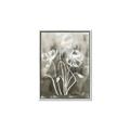 Picture of Brown & White Flower I  _GroupedProduct_Rectangle_Portrait_Canvas_Framed_
