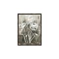 Picture of Brown & White Flower I  _GroupedProduct_Rectangle_Portrait_Canvas_Framed_