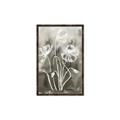 Picture of Brown & White Flower I  _GroupedProduct_Rectangle_Portrait_Canvas_Framed_