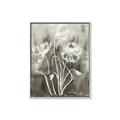 Picture of Brown & White Flower I  _GroupedProduct_Rectangle_Portrait_Canvas_Framed_
