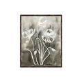 Picture of Brown & White Flower I  _GroupedProduct_Rectangle_Portrait_Canvas_Framed_