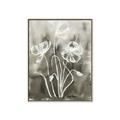 Picture of Brown & White Flower I  _GroupedProduct_Rectangle_Portrait_Canvas_Framed_