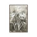 Picture of Brown & White Flower I  _GroupedProduct_Rectangle_Portrait_Canvas_Framed_