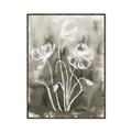 Picture of Brown & White Flower I  _GroupedProduct_Rectangle_Portrait_Canvas_Framed_