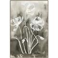 Picture of Brown & White Flower I  _GroupedProduct_Rectangle_Portrait_Canvas_Framed_