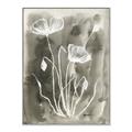 Picture of Brown & White Flower II _GroupedProduct_Rectangle_Portrait_Canvas_Framed_