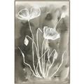 Picture of Brown & White Flower II _GroupedProduct_Rectangle_Portrait_Canvas_Framed_