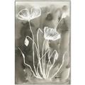 Picture of Brown & White Flower II _GroupedProduct_Rectangle_Portrait_Canvas_Framed_