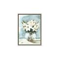 Picture of Flower In Glass Jar _GroupedProduct_Rectangle_Portrait_Canvas_Framed_