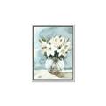 Picture of Flower In Glass Jar _GroupedProduct_Rectangle_Portrait_Canvas_Framed_