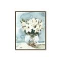 Picture of Flower In Glass Jar _GroupedProduct_Rectangle_Portrait_Canvas_Framed_