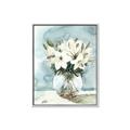 Picture of Flower In Glass Jar _GroupedProduct_Rectangle_Portrait_Canvas_Framed_