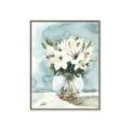 Picture of Flower In Glass Jar _GroupedProduct_Rectangle_Portrait_Canvas_Framed_