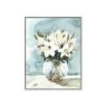 Picture of Flower In Glass Jar _GroupedProduct_Rectangle_Portrait_Canvas_Framed_