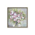 Picture of Pink And White Roses _GroupedProduct_Square_Canvas_Framed_