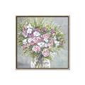 Picture of Pink And White Roses _GroupedProduct_Square_Canvas_Framed_