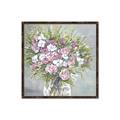 Picture of Pink And White Roses _GroupedProduct_Square_Canvas_Framed_