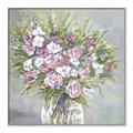 Picture of Pink And White Roses _GroupedProduct_Square_Canvas_Framed_