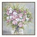 Picture of Pink And White Roses _GroupedProduct_Square_Canvas_Framed_