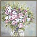 Picture of Pink And White Roses _GroupedProduct_Square_Canvas_Framed_